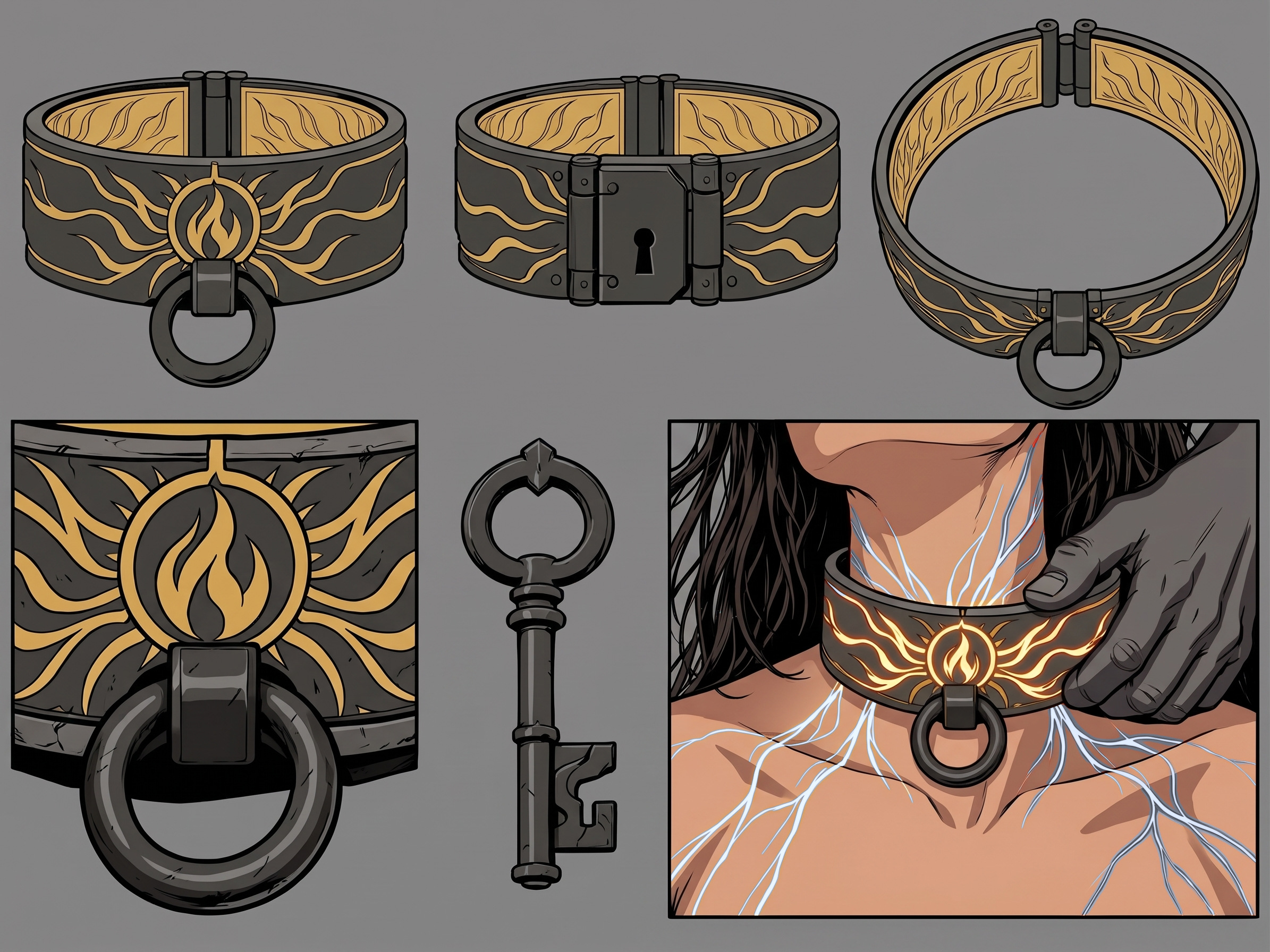 Prop sheet: the collar