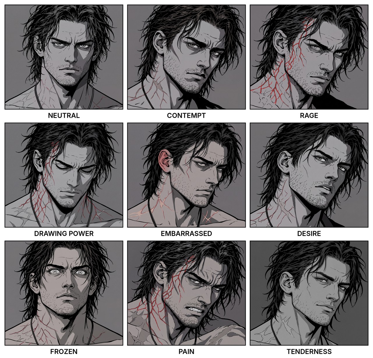 Face chart