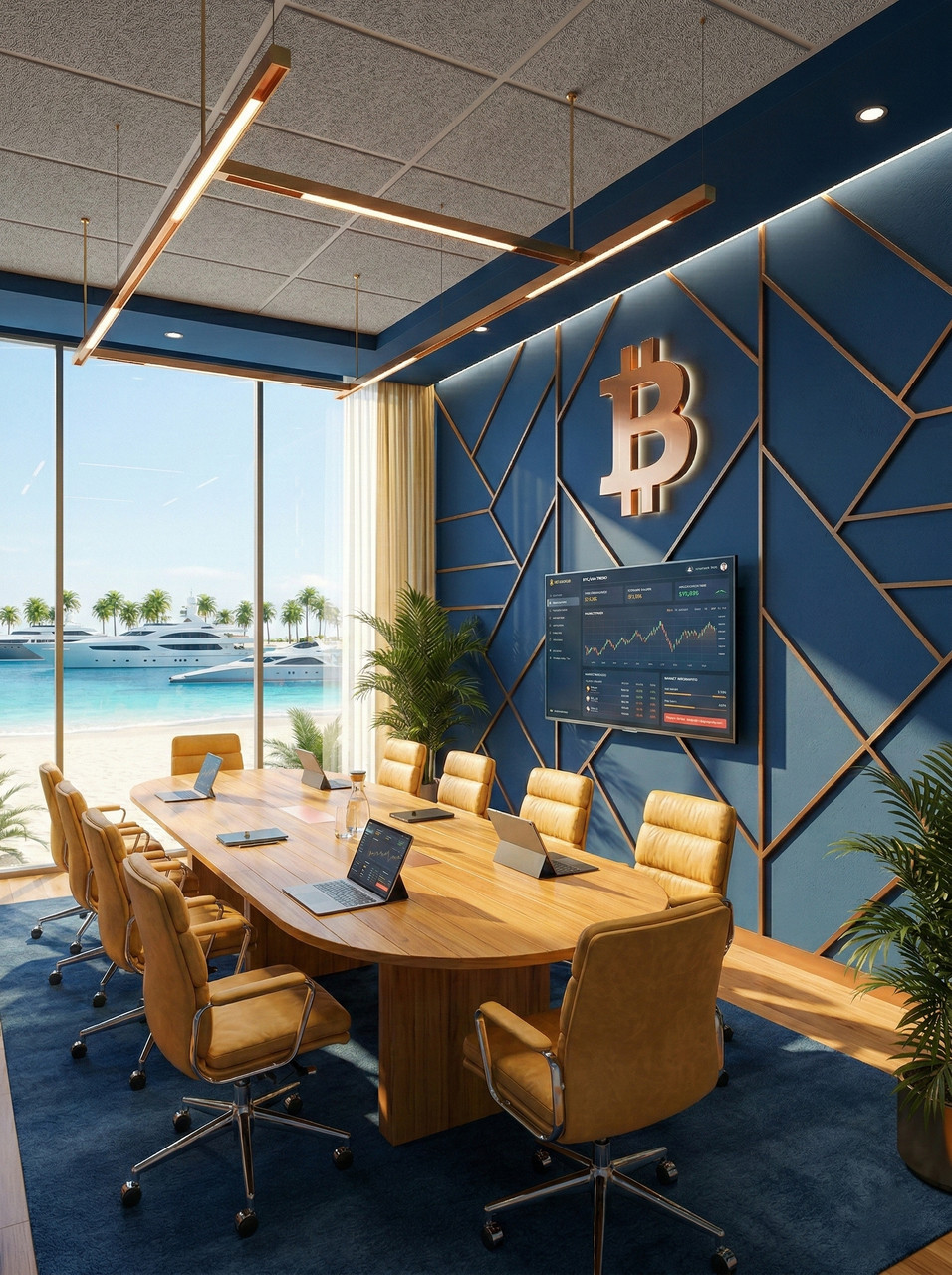Boardroom: sea view