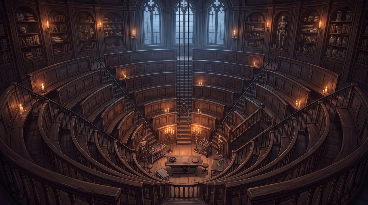 Plague Doctor: anatomical theatre